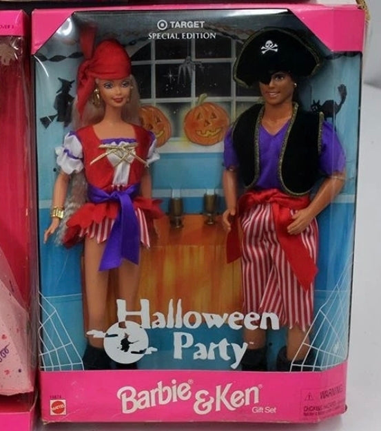 Set de Barbie y Ken Halloween Party (Edición Especial Target 1998) – Mattel #19874